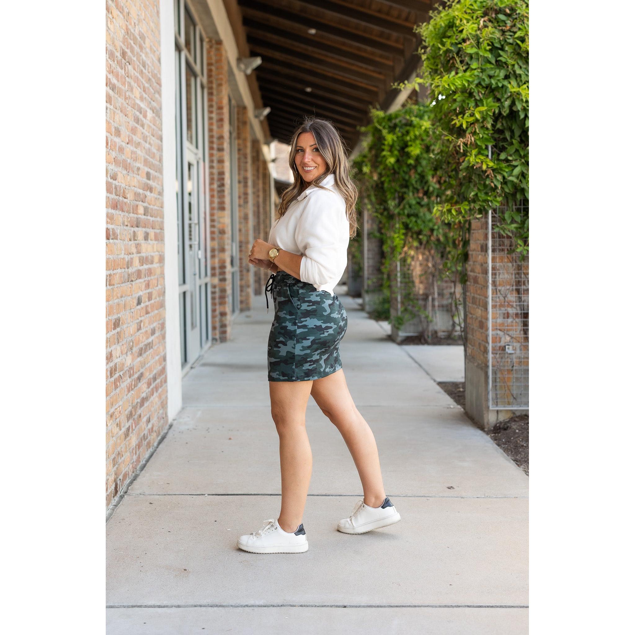 Ready to Ship |  The Kai - CAMO Jogger Skirt
